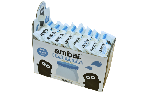 HỘP BÁNH MÌ MINI NHÂN SỐT SỮA CHUA 35 CÁI (Vị nguyên bản)