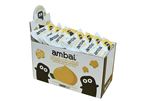 HỘP BÁNH MÌ MINI NHÂN SỐT SỮA CHUA 35 CÁI (Vị đào)